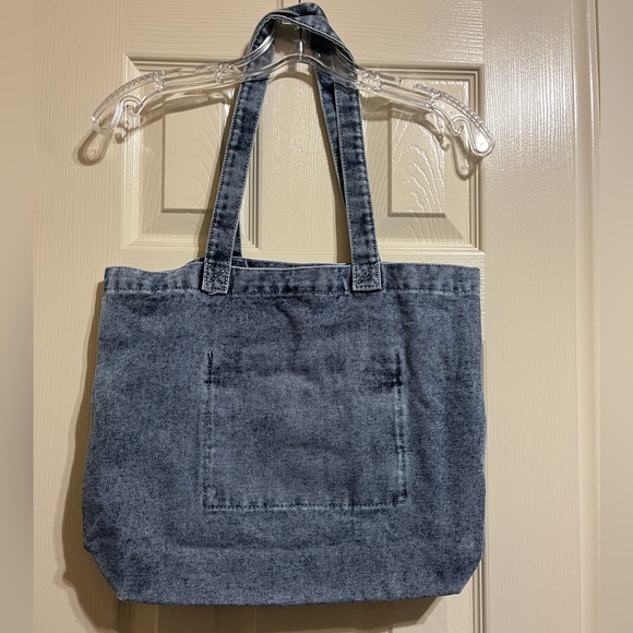 NWT Denim Tote Bag - Picture 3 of 5
